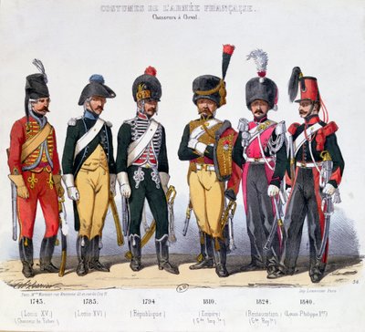 Costumi dei cavalieri francesi dal 1743 al 1840 da Charles Vernier