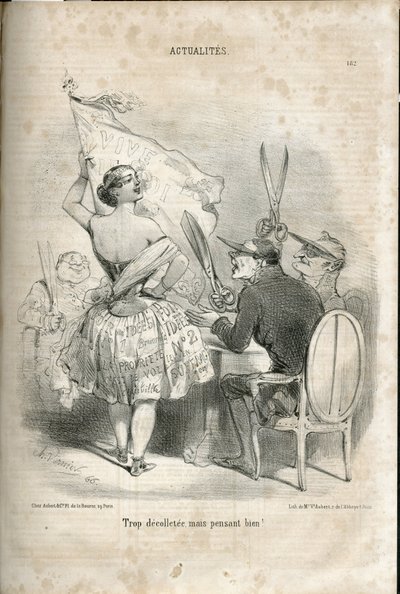 Illustrazione di Charles Vernier in Le Charivari da Charles Vernier