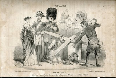 Illustrazione di Charles Vernier in Le Charivari da Charles Vernier