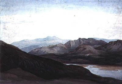 Sul fiume Mawddach, Merionethshire, Cader Idris in lontananza da Charles Vincent Barber