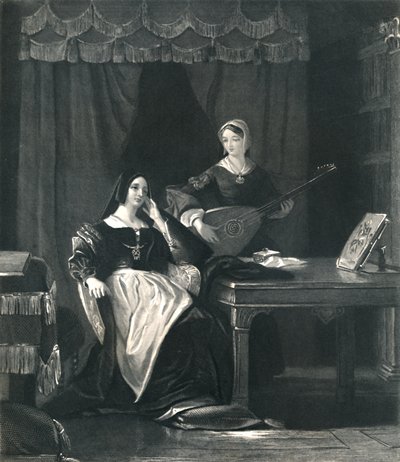 Regina Caterina Re Enrico VIII, c1870 da Charles W. Sharpe