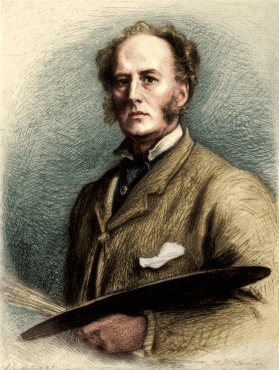 John Everett Millais, artista britannico, c1880-1882 da Charles Waltner