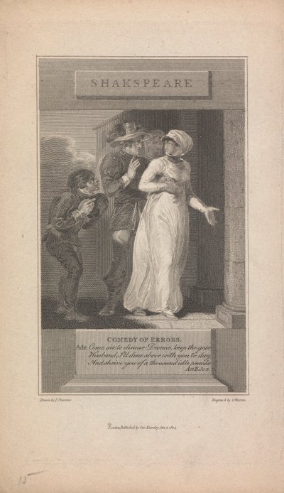 La commedia degli errori, Atto II Sc. 2 da Charles Warren