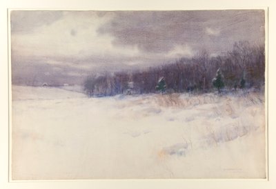 Senza titolo [Paesaggio invernale - New Jersey] da Charles Warren Eaton