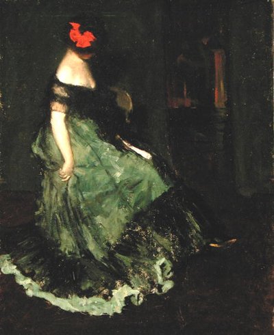 Il fiocco rosso, c.1902 da Charles Webster Hawthorne