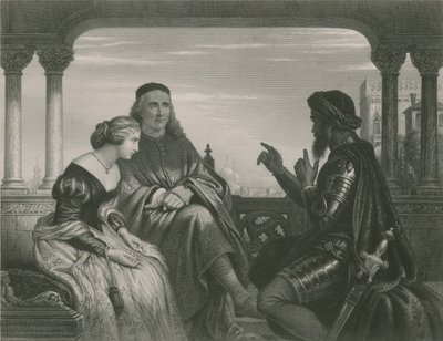 Otello che Racconta le sue Avventure, Otello da Charles West Cope