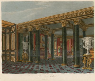 Il vestibolo inferiore, Carlton House, Londra da Charles Wild