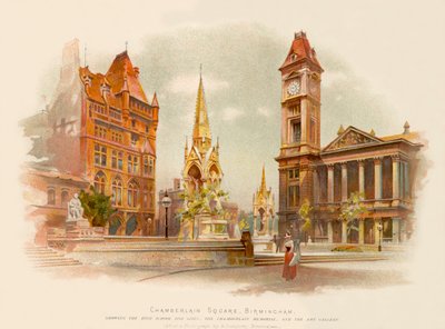 Piazza Chamberlain, Birmingham da Charles Wilkinson