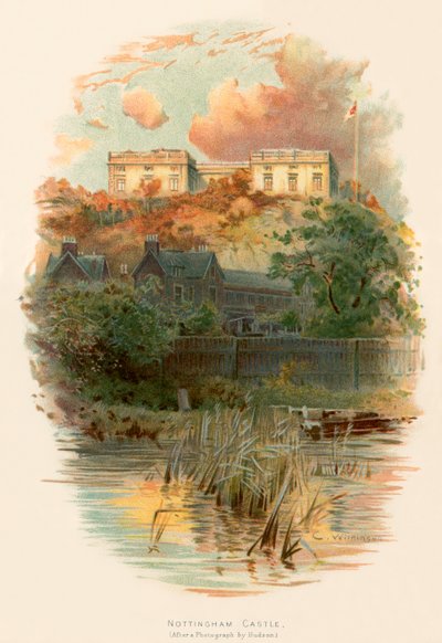 Castello di Nottingham da Charles Wilkinson