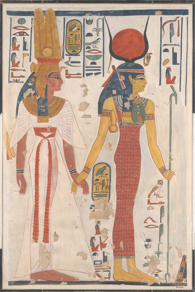 La Regina Nefertari guidata da Iside da Charles Wilkinson
