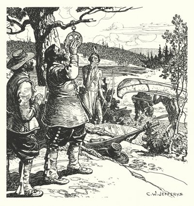 Champlain che prende un