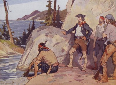 Mackenzie al Pacifico per la via terrestre da Charles William (after) Jefferys