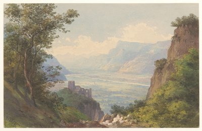 Veduta della valle di Merano in Tirolo da Charles William Meredith van de Velde