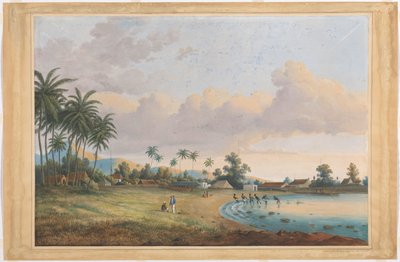 Veduta di Anjer Java da Charles William Meredith van de Velde