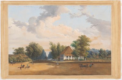 Veduta di Rijswijk Batavia da Charles William Meredith van de Velde