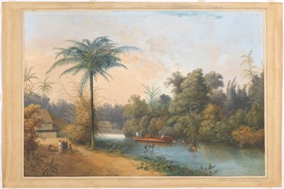 Cascata a Tjieroek Betong Java da Charles William Meredith van de Velde
