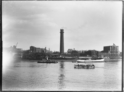 Torre di Tiro e Fabbrica di Piombo, Belvedere Road, Lambeth, Greater London Authority, 1936 da Charles William Prickett