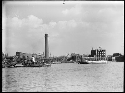 Torre di tiro e fabbrica di piombo, Belvedere Road, Lambeth, Greater London Authority, 1936 da Charles William Prickett