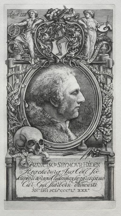 Hadeniana - Ritratto di Sir Francis Seymour Haden da Charles William Sherborn