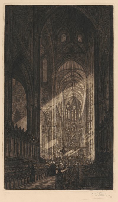 Abbazia di Westminster da Charles William Sherborn