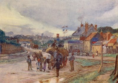 High Barnet, dal piede della collina di Barnet da Charles William Wyllie