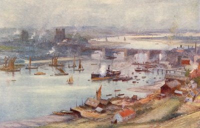 Rochester e il Medway da Charles William Wyllie