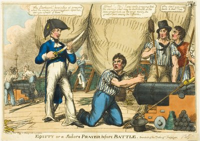 Equità, o preghiera del marinaio prima della battaglia da Charles Williams