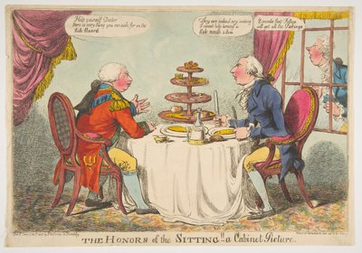 Gli onori della seduta! Un quadro di gabinetto, 30 gennaio 1805 da Charles Williams
