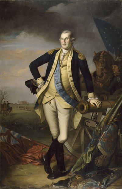 George Washington dopo la battaglia di Princeton del 3 gennaio 1777 da Charles Willson Peale