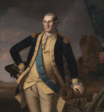 George Washington alla battaglia di Princeton, c. 1779 da Charles Willson Peale