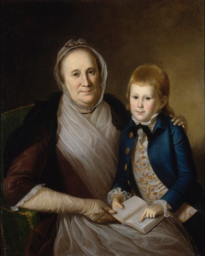 Signora James Smith e nipote da Charles Willson Peale