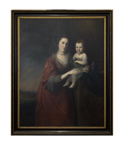 Mrs. Mary Norris Dickinson e sua figlia da Charles Willson Peale