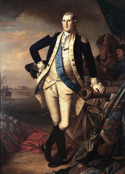 Ritratto di George Washington dopo la battaglia di Princeton, 3 gennaio da Charles Willson Peale