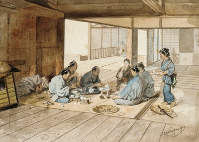 Il tè delle cinque da Charles Wirgman