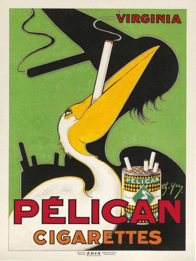 Sigarette Pelican, c. 1930 da Charles Yray