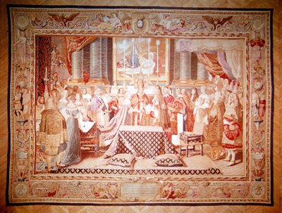 Il matrimonio di Luigi XIV e sua cugina Maria Teresa di Spagna da Charles after Le Brun