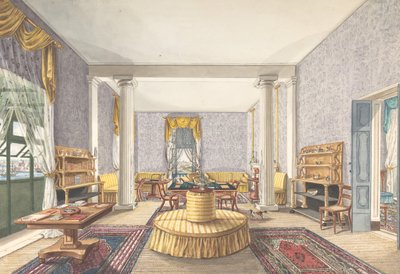 Progetto per interni da Charles de Brocktorff