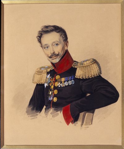 Ritratto del principe Fyodor Fyodorovich Gagarin da Charles de Hampeln