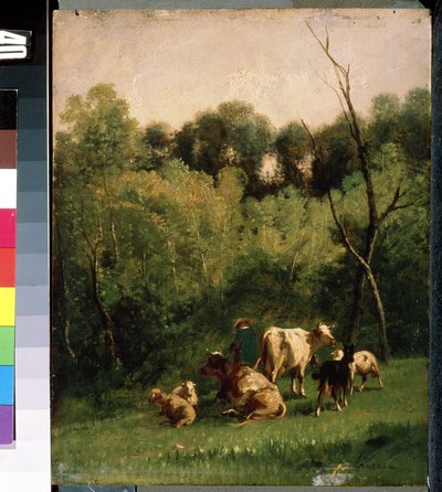 Paesaggio con mucche in un pascolo da Charles de Luna