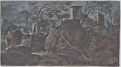 Antico paesaggio fluviale da Charles de Thomas