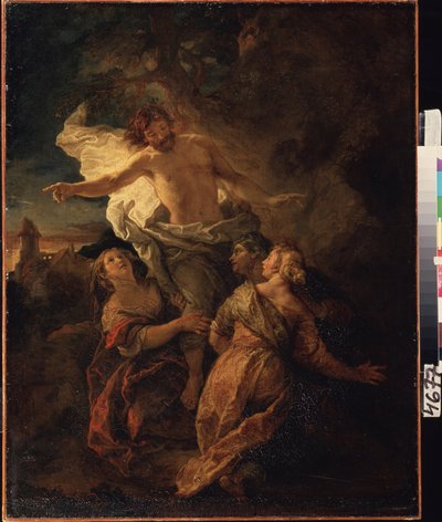 Il Cristo e le donne sante da Charles de la Fosse