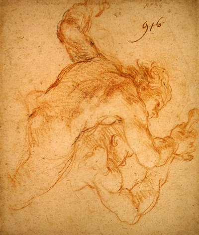 Studio di angeli da Charles de la Fosse