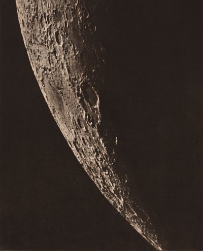 Carta fotografica della luna, 1909 da Charles le Morvan