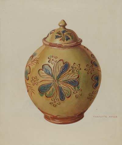 Vaso con coperchio da Charlotte Angus