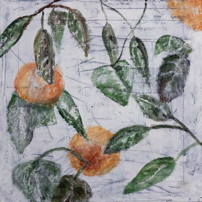 Arance e foglie verdi da Charlotte Olsson