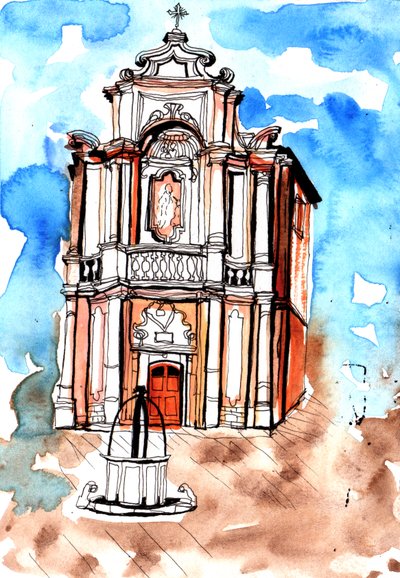 Edificio a Siena, 2020 da Charlotte Orr