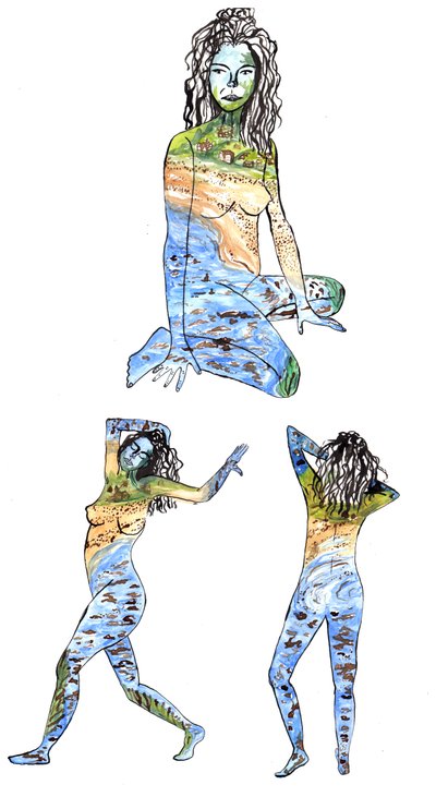Design del personaggio da Charlotte Orr