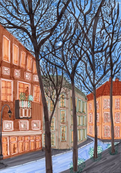 Friedrichshain di Notte da Charlotte Orr