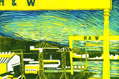 Gru di Harland & Wolff, Belfast da Charlotte Orr