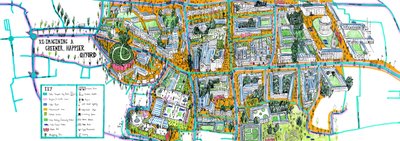 Mappa di Oxford da Charlotte Orr